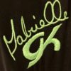 GABRIELLE DOUGLAS ASYM TANK LADIES LARGE BLACK LIME FOIL GYMNASTIC LEOTARD AL - Image 6