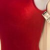 GK RED VELVET LADIES X-SMALL CLASSIC GYMNASTICS DANCE TANK LEOTARD Sz AXS NWT! - Image 3