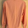 TALBOTS Women's Petite 4 PURE SILK PINK WHITE Check LS BUTTON Blouse SZ 4P - Image 3