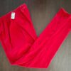 GK WARM UP ADULT SMALL RED SMOOTH VELVET GYMNAST CHEER SKATE CASUA 2 PC SET Sz S - Image 7