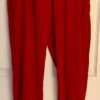 GK WARM UP ADULT SMALL RED SMOOTH VELVET GYMNAST CHEER SKATE CASUA 2 PC SET Sz S - Image 8