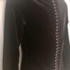 GK BLACK VELVET CHILD SMALL JA SKATE GYMNASTIC DANCE CHEER WARM UP JACKET Sz CS - Image 4