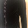 GK BLACK VELVET CHILD SMALL JA SKATE GYMNASTIC DANCE CHEER WARM UP JACKET Sz CS - Image 5
