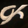 GK BLACK VELVET CHILD SMALL JA SKATE GYMNASTIC DANCE CHEER WARM UP JACKET Sz CS - Image 6