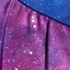 GK ICE FIGURE SKATE CAMISOLE ADULT SMALL MIDNIGHT AURORA FOIL PRINT DRESS AS NWT - Image 5