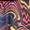 GK DANCE WRAP SKIRT ADULT MEDIUM ABSTRACT WAVE PATTERN BLACK VELVET TIE SZ M NWT - Image 2