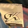 GK DANCE WRAP SKIRT ADULT MEDIUM ABSTRACT WAVE PATTERN BLACK VELVET TIE SZ M NWT - Image 6