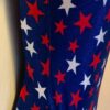 GK TANK ADULT SMALL ROYAL FOIL RED WHITE STARS GYMNASTICS DANCE CHEER LEOTARD AS - Image 4