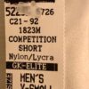 GK SHORTS ADULT X-SMALL WHITE N/S GYMNASTICS RUNNING COMPETITION FITNESS AXS NWT - Image 4
