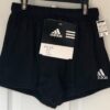 ADIDAS GK BOYS LARGE BLACK GYMNASTIC RUNNING COMPETITION PERFORMANCE SHORTS CL