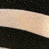 GK 3/4 SLV LADIES SMALL BLACK GLITTER VELVET WHITE FOIL GYMNASTIC LEOTARD AS NWT - Image 3