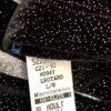 GK 3/4 SLV LADIES SMALL BLACK GLITTER VELVET WHITE FOIL GYMNASTIC LEOTARD AS NWT - Image 5