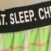 GK CHEER PJ FLANNEL PANTS SIZE LADIES MEDIUM GREEN PLAID CHEER AM NWT! - Image 4