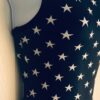 GK NAVY ADULT X-SMALL MYSTIQUE STAR PRINT GYMNASTS DANCE CAMISOLE LEOTARD Sz AXS - Image 3