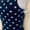 GK NAVY ADULT X-SMALL MYSTIQUE STAR PRINT GYMNASTS DANCE CAMISOLE LEOTARD Sz AXS - Image 4