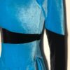 GK ICE FIGURE LgSLV ADULT SMALL BLUE BLACK VELVET SKATE DRESS AS NWT WAS $79.95 - Image 5