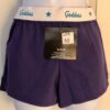 GK COTTON LADIES SMALL SKATE GODDESS GLITTER PRINT PURPLE BOXER SHORTS Sz AS NWT - Image 2