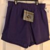 GK COTTON LADIES SMALL SKATE GODDESS GLITTER PRINT PURPLE BOXER SHORTS Sz AS NWT - Image 3
