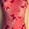 CARLY PATTERSON GK ADULT X-SMALL BUTTERFLY FOIL PRINT GYMNAST TANK LEOTARD AXS