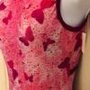 CARLY PATTERSON GK ADULT X-SMALL BUTTERFLY FOIL PRINT GYMNAST TANK LEOTARD AXS - Image 4