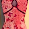 CARLY PATTERSON GK ADULT X-SMALL BUTTERFLY FOIL PRINT GYMNAST TANK LEOTARD AXS - Image 7
