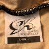 GK FIGURE SKATE NAVY MICROFIBER ADULT XSMALL SLVLS BOATNECK WHITE TRIM DRESS AXS - Image 9