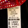 GK Elite LgS BLACK VELVET FOIL JA GYMNASTICS DANCE LEOTARD  ADULT XS - Image 4
