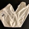 GK #1846M BOYS X-SMALL COMPETITION WHITE NYLON/SPANDEX GYMNASTICS PANTS CXS NWT