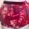 GK TIE-DYE ICE FIGURE ADULT SMALL FOIL PRINT VELVET PULL-ON SKATE SKIRT AS NWT!
