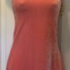 GK PINK VELVET FIGURE SKATE LADIES SMALL SLVLS A-LINE DRESS LEOTARD LINER Sz AS