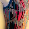 CARLY PATTERSON GK ADULT SMALL TURQ PINK FOIL N/S GYMNASTS DANCE TANK LEOTARD AS - Image 3