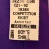 GK GYMNASTIC COMPETITION SHIRT BOYS SMALL PURPLE IRIDESCENT BOYCUT Sz CS NWT! - Image 5