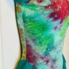 GK ICE FIGURE SKATE DRESS ADULT SMALL JADE SERPENTINE TIE-DYE STRETCH TANK AS NW - Image 3