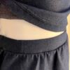 GK ICE SKATE TWO-PC SET ADULT SMALL DENIM HALTER CROP TOP/PULL-ON SKIRT AS NWT! - Image 4