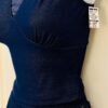 GK ICE SKATE TWO-PC SET ADULT SMALL DENIM HALTER CROP TOP/PULL-ON SKIRT AS NWT! - Image 7