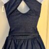 GK ICE SKATE TWO-PC SET ADULT SMALL DENIM HALTER CROP TOP/PULL-ON SKIRT AS NWT! - Image 9