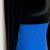 GK ICE SKATE LADIES SMALL LgSLV BLACK VELVT ROYAL COT/SPAN DANCE UNITARD Sz AS - Image 3