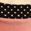 GK LgSLV PINK VELVET CHILD LARGE POLKA DOT FLOWER APPLIQUE FIGURE SKATE DRESS CL - Image 2