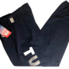 GK GRAPHIC SWEATPANTS ADULT LARGE NAVY SILVER METALLIC TUMBLE COTTON BLEND Sz L