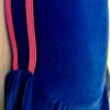 GK ICE SKATE SLVLS GIRLS SMALL BLUE VELVET PINK FOIL TURTLENECK DRESS Sz CS - Image 2