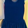 GK ICE SKATE SLVLS GIRLS SMALL BLUE VELVET PINK FOIL TURTLENECK DRESS Sz CS - Image 7