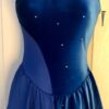 GK ICE FIGURE SKATE ADULT X-SMALL HALTER OCEAN VELVET NYLON/SPANDEX JA DRESS AXS