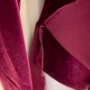 GK FIGURE SKATE LgSLV ADULT SMALL PLUM SMOOTH VELVET FOIL INSERT DRESS AS - Image 4