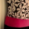 GK FIGURE SKATE DRESS ADULT X-SMALL SLVLS MATTE TRICOT PRINT PINK VELVET AXS NWT - Image 4