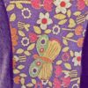 GK VINCA VELVET LgSLV LADIES SMALL FOIL FLORAL PRINT FIGURE SKATE DRESS Sz AS - Image 2