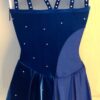 GK ICE FIGURE SKATE ADULT X-SMALL HALTER OCEAN VELVET NYLON/SPANDEX JA DRESS AXS - Image 7