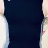 GK MENS X-SMALL SLVLS DRYTECH COMPRESSION BLACK PLATINUM GYM FITNESS SHIRT AXS