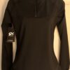 GK ACTIVE TEK ADULT SMALL BLACK PULL OVER 1/4 ZIP-UP WARM-UP JACKET Sz AS NWT!