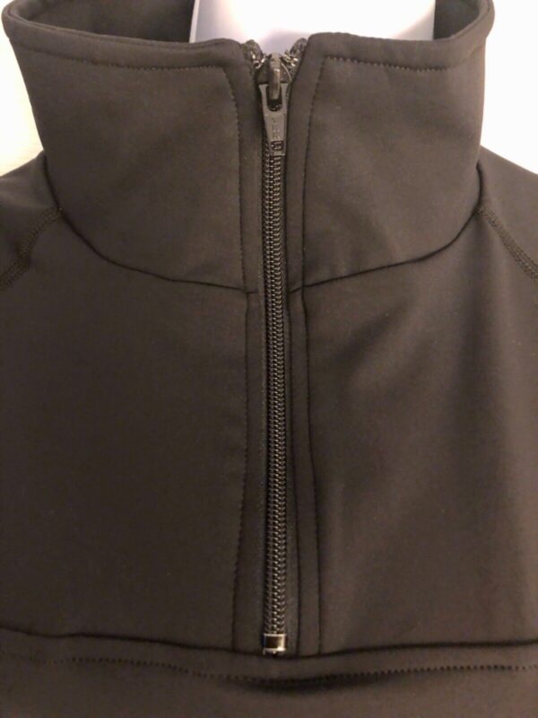 GK ACTIVE TEK ADULT SMALL BLACK PULL OVER 1/4 ZIP-UP WARM-UP JACKET Sz AS NWT! - Image 2