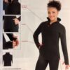GK ACTIVE TEK ADULT SMALL BLACK PULL OVER 1/4 ZIP-UP WARM-UP JACKET Sz AS NWT! - Image 7